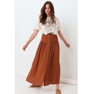 SWAPPED Spell rani skirt copper med
